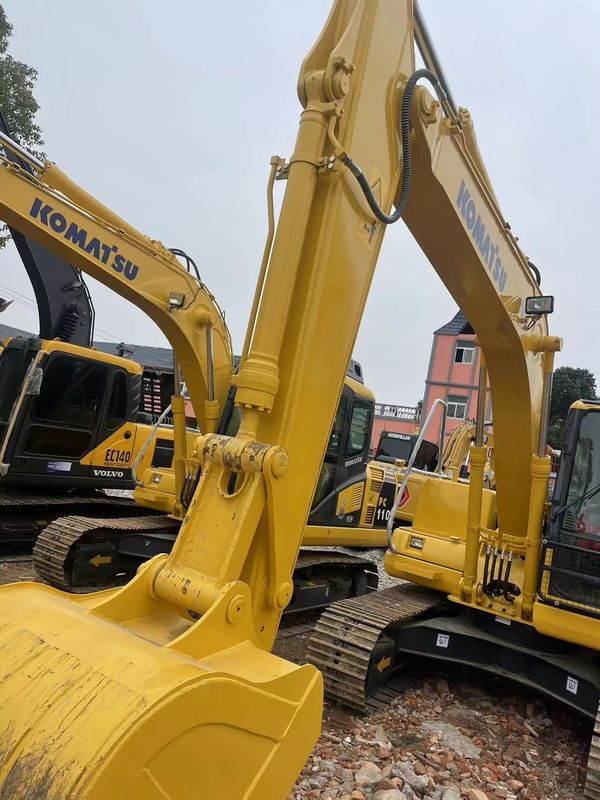 Handgebruikte aardgraver Komatsu PC130 gebruikte machines 13 ton handgebruikte postgatgravers tweedehands gravers te koop