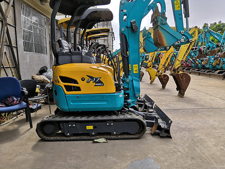 Gebruikte 2T Kubota U17 hydraulische kruiper graafmachine hebben hoge kwaliteit met een korting op de bouw