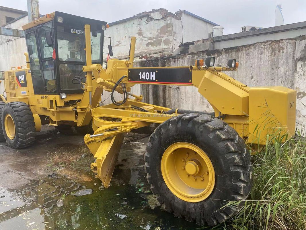 originele Japan Gebruikte CAT140H motorgrader te koop,Caterpillar gebruikte 14H motorgrader Caterpillar op voorraad