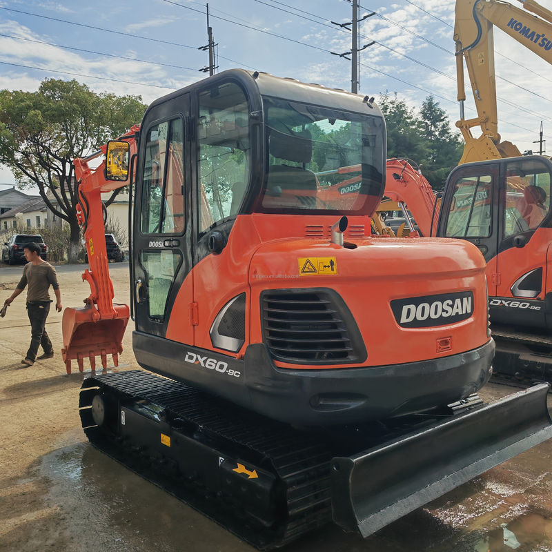 5.7 ton Doosan DX 60 Dh60 tweedehands graafmachine Gebruikte Crawler-graafmachine