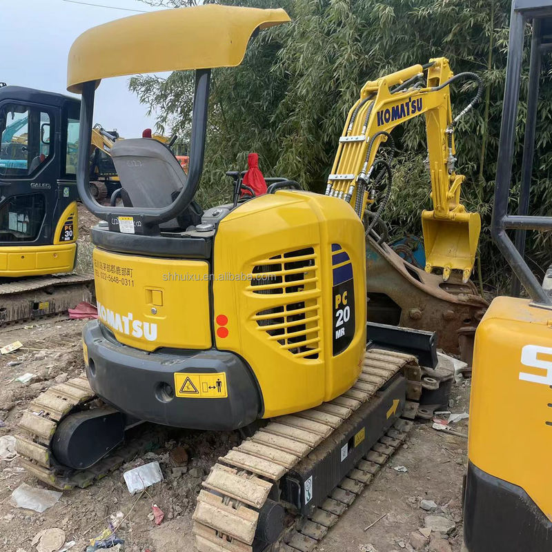 Mini graafmachine Komatsu PC20 zonder cabine kleine graafmachine mini graafmachine te koop voor