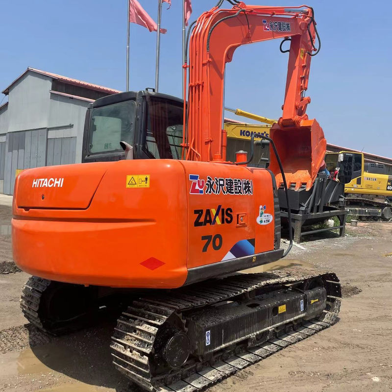 Gebruikte mini graafmachine Hitachi 70 graver kleine gebruikte machines 7 ton hand aarde graver kleine graver