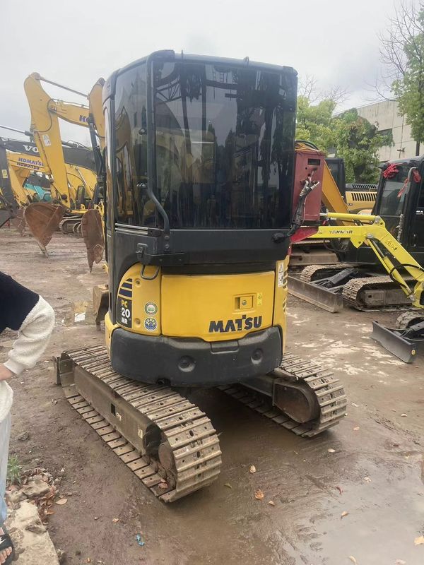 lage prijs in voorraad graafkrabber Komatsu PC20 met cabine graafmachine tweedehandsJapan Gebruikte Komatsu hydraulische graafmachine gebruikt