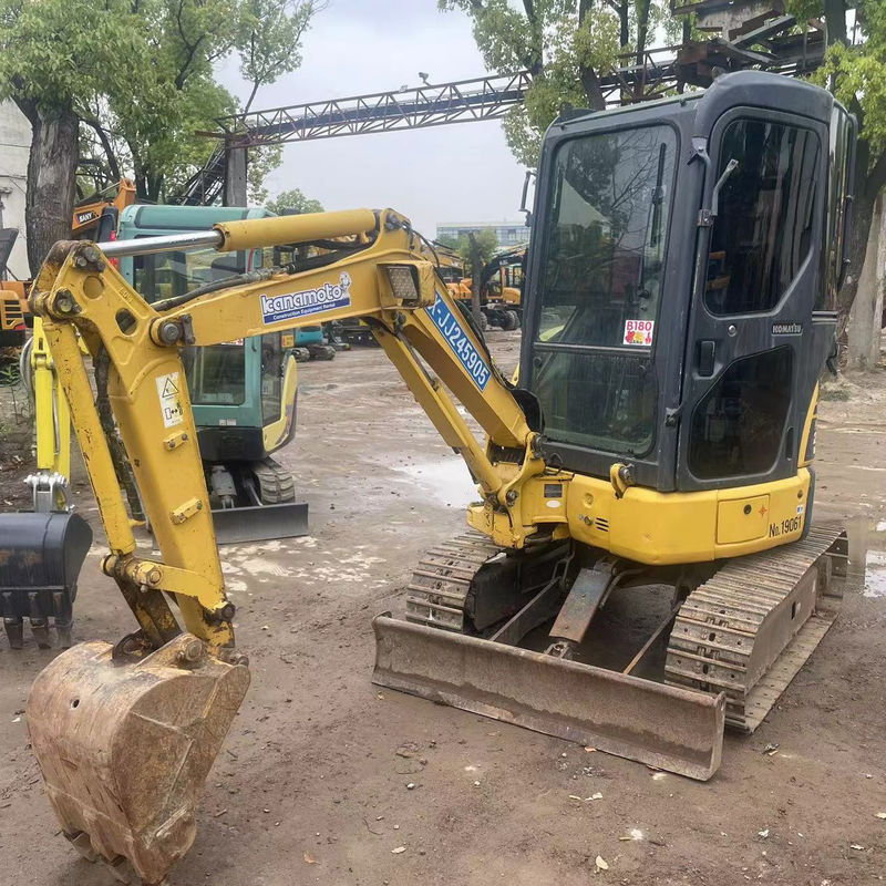 De beste mini graafmachine Komatsu PC20 met cabine kleine graver gebruikte machines graafmachines mini mini kleine graafmachine