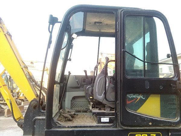 6 ton Hyundai Gebruikte wielen graafmachines R60-7 Hyundai Gebruikte graafmachine Crawler 60