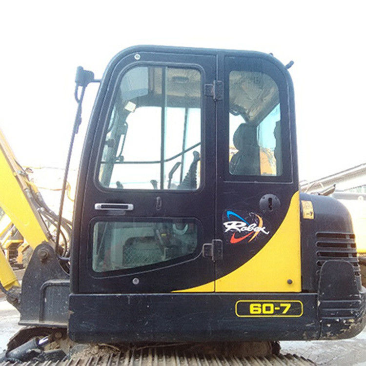6 ton Hyundai Gebruikte wielen graafmachines R60-7 Hyundai Gebruikte graafmachine Crawler 60