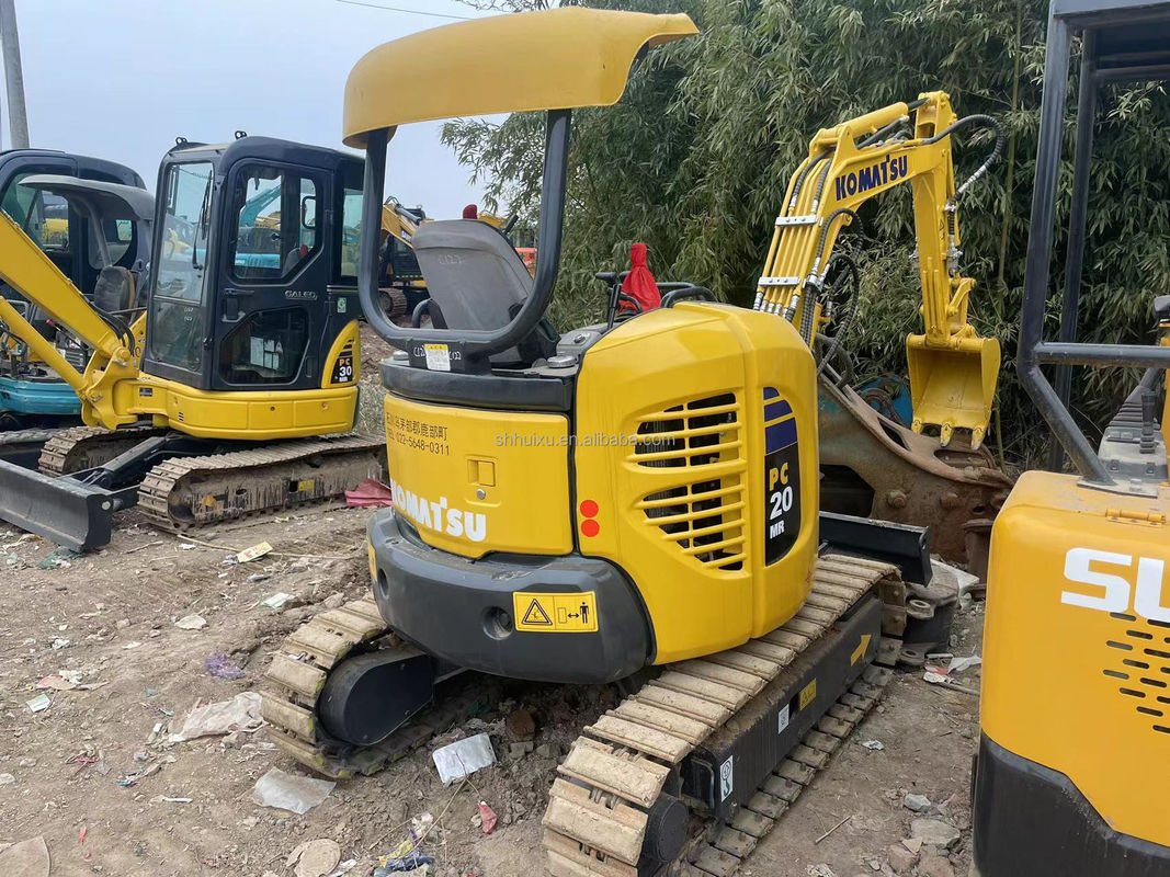 Kleinste mini graafmachine Komatsu PC20 zonder cabine kleine graver gebruikte machines mini de graaf beste graaf kruiper