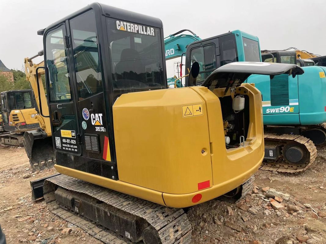 Goede kwaliteit 5,5 ton gebruikte CAT 305.5 crawler graafmachine mini rups te koop CAT 303 rups in voorraad cat 306 graafmachine