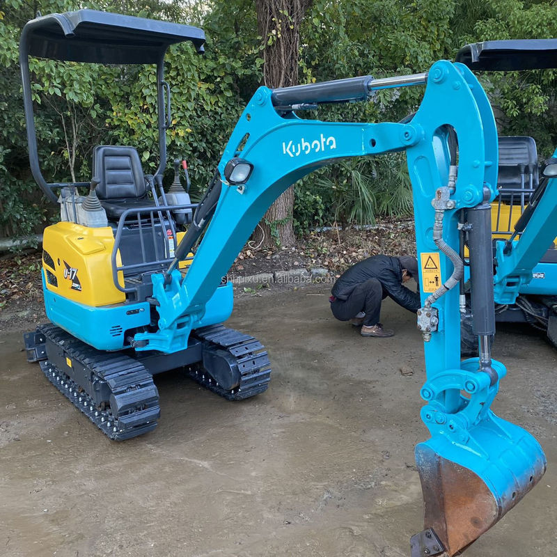 Gebruikte 2T Kubota U17 geladen diesel hydraulische kruiper graafmachine hebben hoge kwaliteit met een korting op de bouw Kubota U35