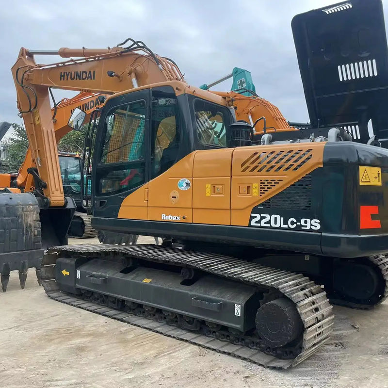 Gebruikte grote graafmachine Hyundai 220 Digger Gebruikte grote graafmachine 22 ton tweedehands graafmachine