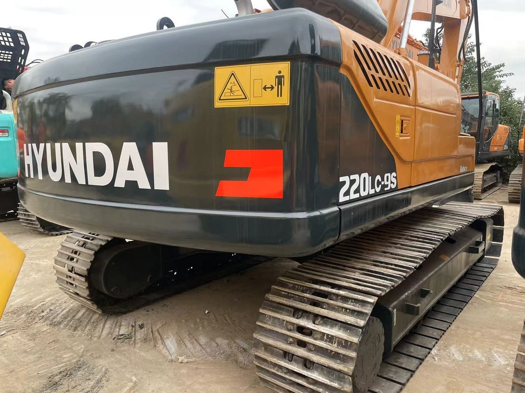 Gebruikte grote graafmachine Hyundai 220 Digger Gebruikte grote graafmachine 22 ton tweedehands graafmachine