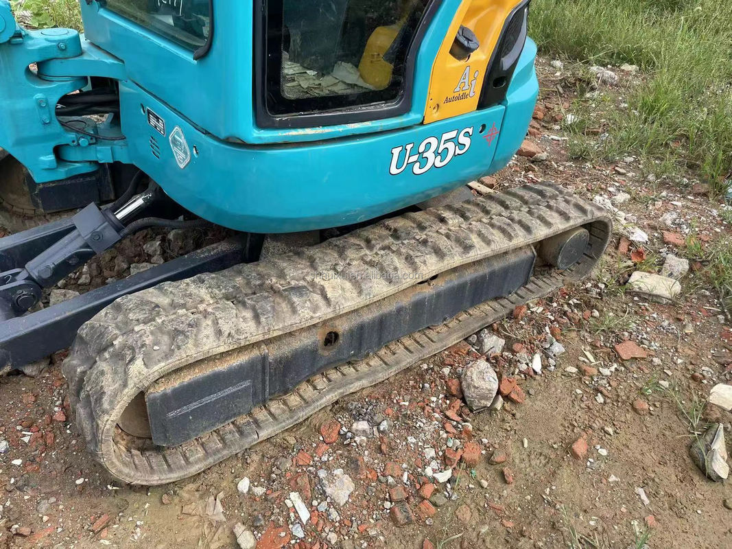 Korte werktijden Kubota U35S graafmachine verkoop gebruikte graafmachine met hoogwaardige motor en pomp