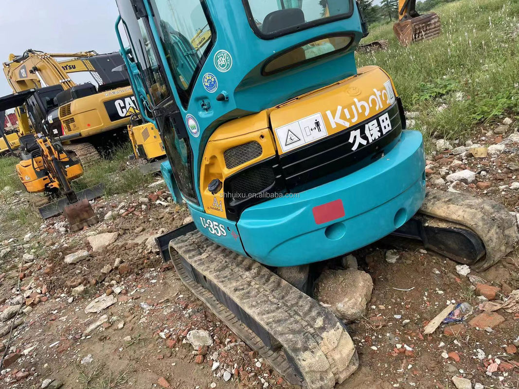 Korte werktijden Kubota U35S graafmachine verkoop gebruikte graafmachine met hoogwaardige motor en pomp