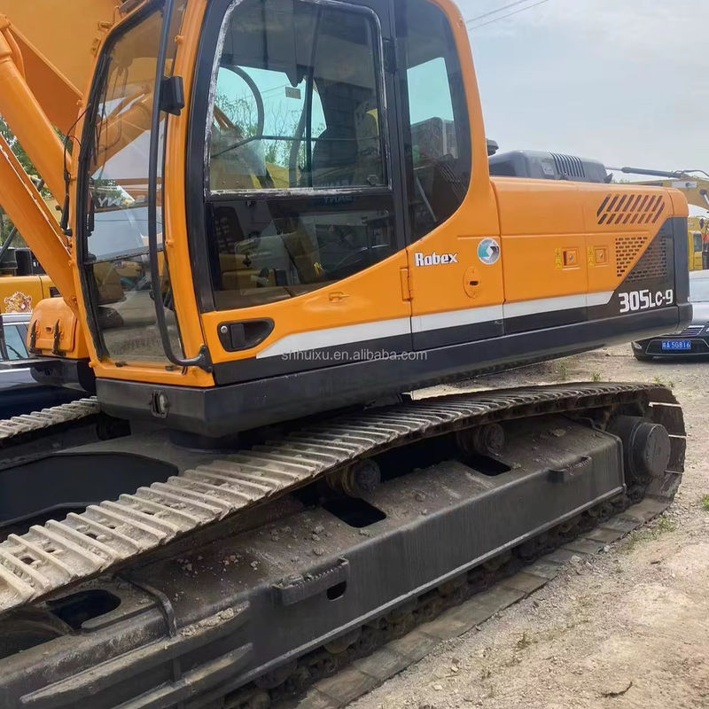30000 kg originele graafmachine HYUNDAI 305 Gebruikte graafmachines 1,2 m3 emmercapaciteit