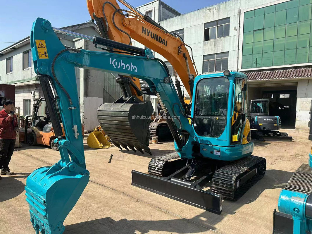Hoogwaardige kwaliteit Tweedehands hydraulische kruiper Graafmachine Kubota U-155 Gebruikte mini-graver Kubota U-155 Japanse oorsprong