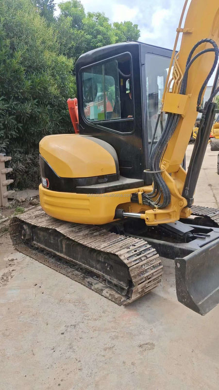 Gebruikte mini graafmachine CAT303 met bestuurder cabine hand aarde graver China mini graver