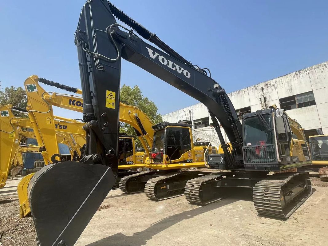 21000kg Gebruikte hydraulische graafmachine Tweedehands Volvo Ec210 1.1m3 Emmercapaciteit