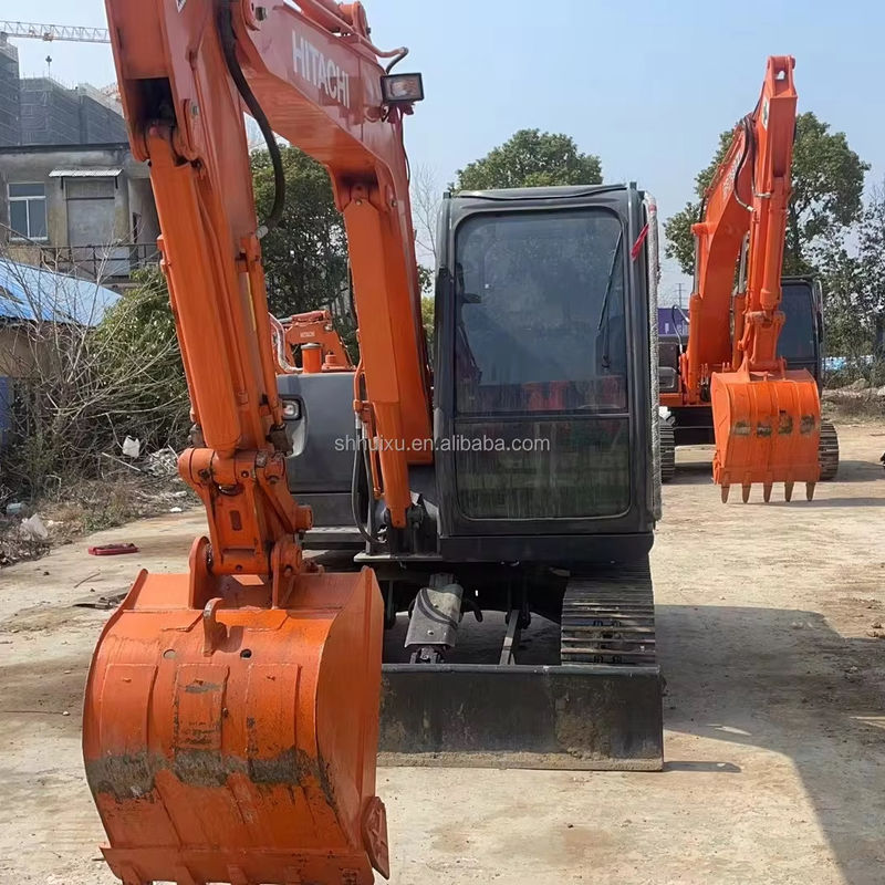 Kwaliteit Hitachi gebruikt zx60 6 ton mini graafmachines 60 model tweedehands originele verf min I graafmachine Hitachi