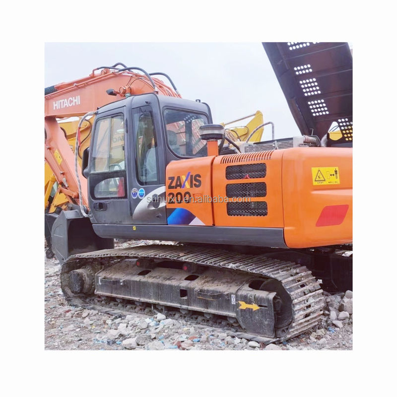 Gebruikte Japanse Hitachi Ex200 Crawler Graafmachine constructie tweedehands goede staat Hitachi zx200