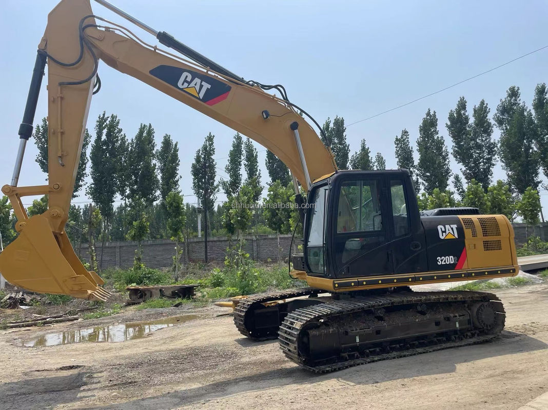 Gebruikelijke graafmachine CAT320D gebruikte graafmachine gebruikte koffergraver Tweedehands graafmachinehandel