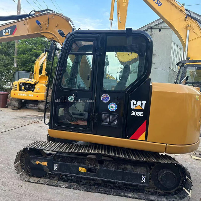 Gebruikte graafmachine CAT 308E 307E 306E 305E, Cat 306 E 306D 307D 308 breaker line,mini graafmachine CAT 306E2 met dozer