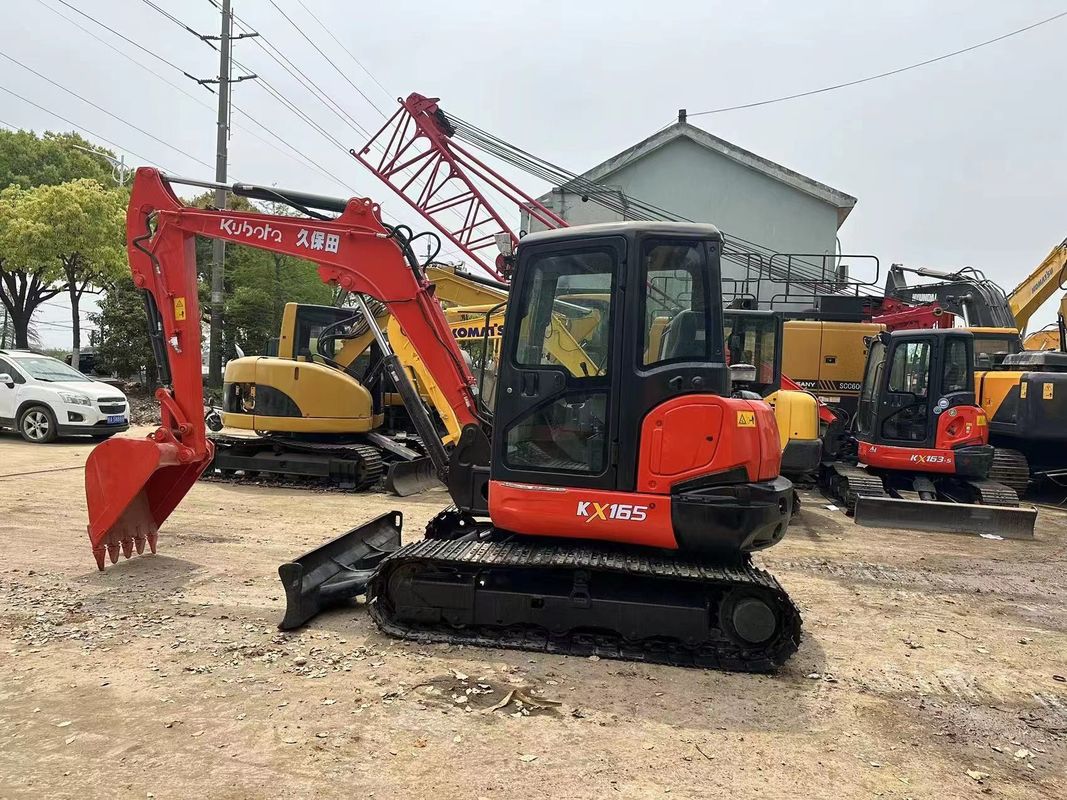 goedkoop Prijs Kubota165 Japanse oorsprong gebruikte graafmachine Kubota 165 hydraulische kruiper graafmachine Kubota 165