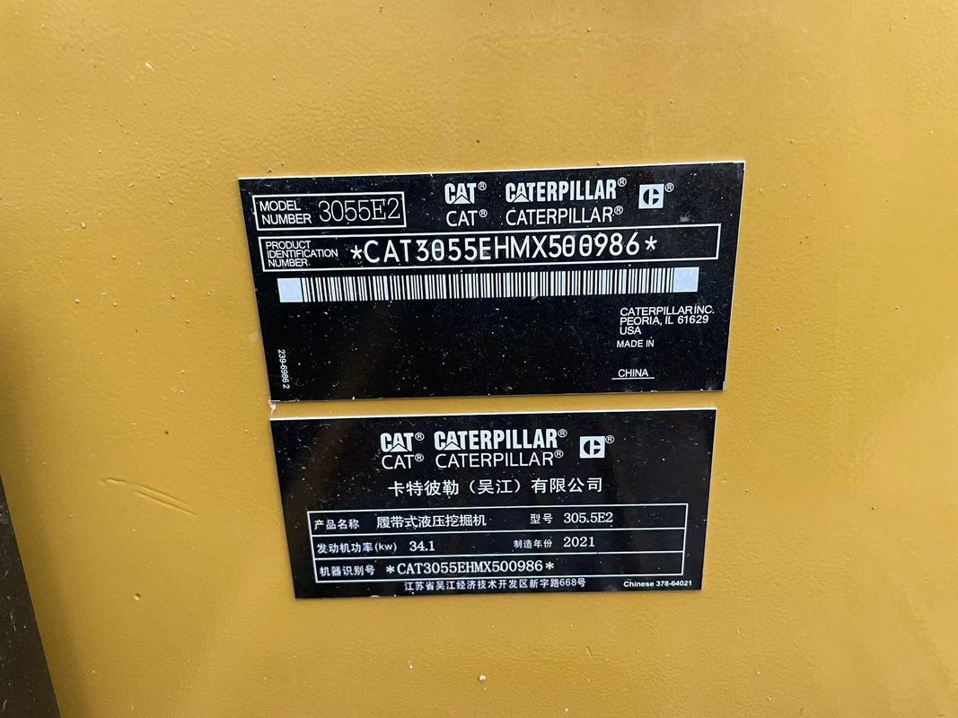 Gebruikte graafmachine CAT305.5 graver gebruikte machines 5,5 ton kattengraafmachine gebruikte graafmachine gebruikte cat3055