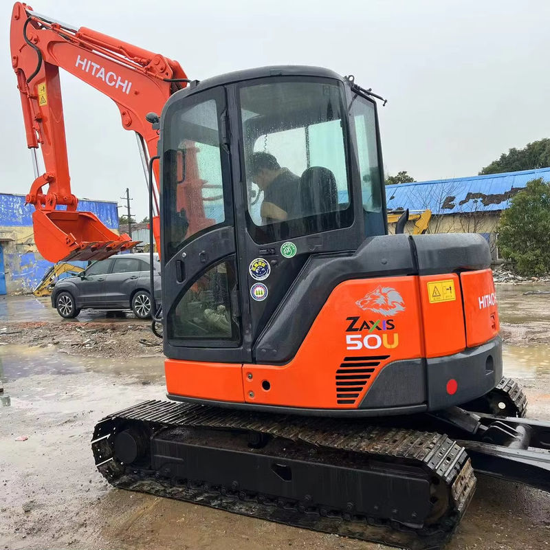 gebruikte hoge graafkracht Hitachi zx50u/tweedehands mini-kruipergraver Hitachi zx50 u