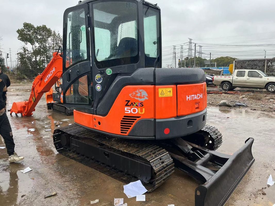gebruikte hoge graafkracht Hitachi zx50u/tweedehands mini-kruipergraver Hitachi zx50 u