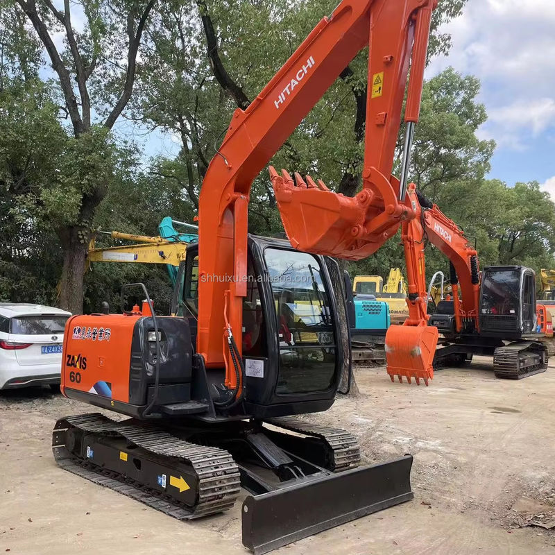Gebruikte Hitachi ZX60 graafmachine kleine graafmachine China exportmachine Hitachi ZX60 graafmachine mini graafmachine goede prijs voor verkoop