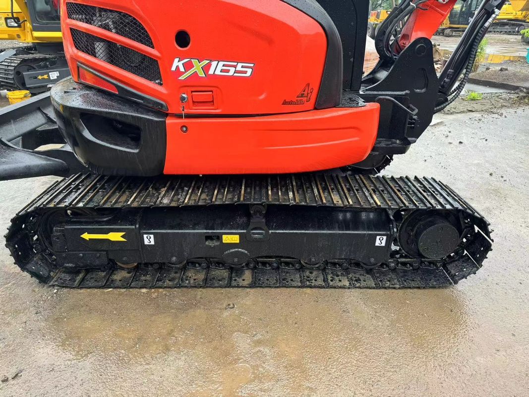 Goedkope gebruikte graafmachine 6,5 ton Hydraulische KUBOTA KX165 graafmachine tweedehands KUBOTA165 originele Japanse graafmachines te koop