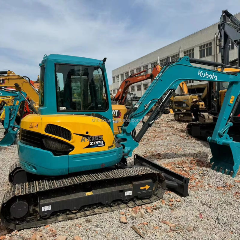5.5 ton Mini Gebruikte Graafmachine Kubota Kx155 Originele Japanse Crawler Digger