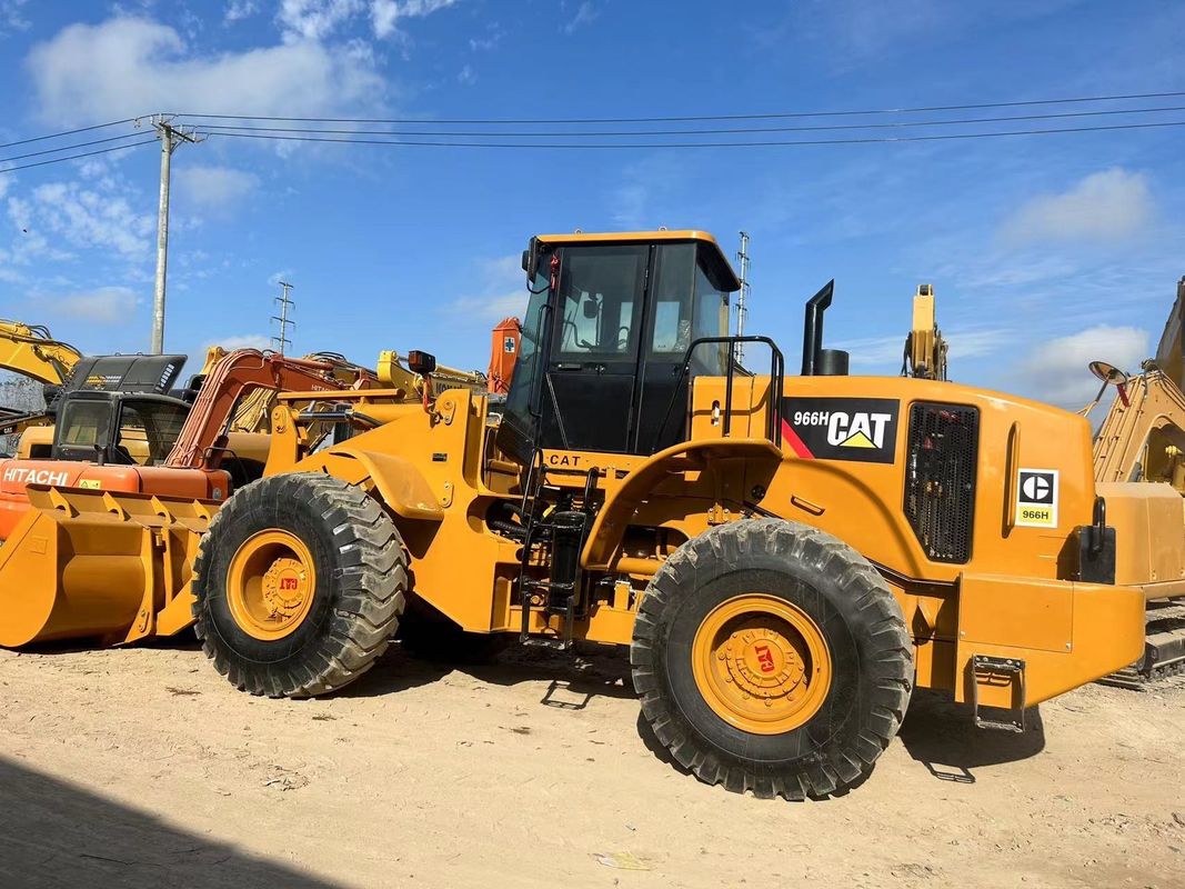 6 ton gebruikte laadmachine CAT966H gebruikte rups 966 wiellader gebruikte graafmachine trekker