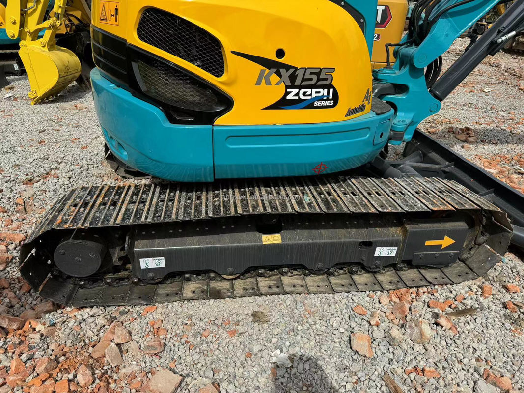 5.5 ton Mini Gebruikte Graafmachine Kubota Kx155 Originele Japanse Crawler Digger