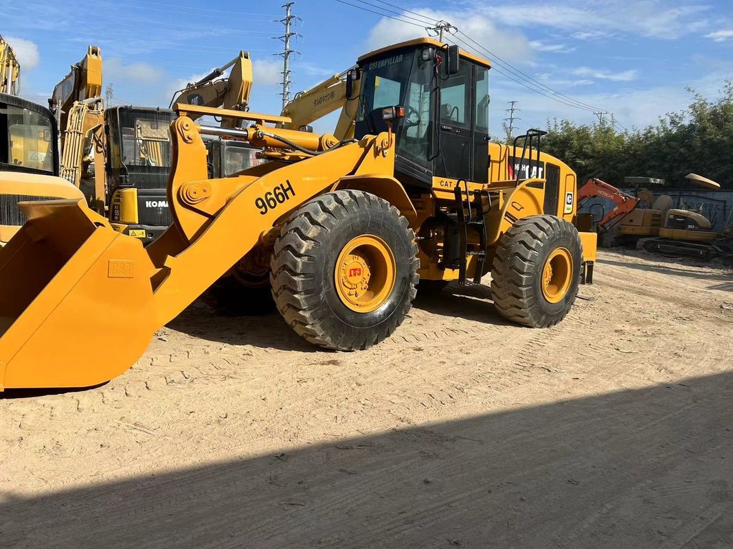 6 ton gebruikte laadmachine CAT966H gebruikte rups 966 wiellader gebruikte graafmachine trekker