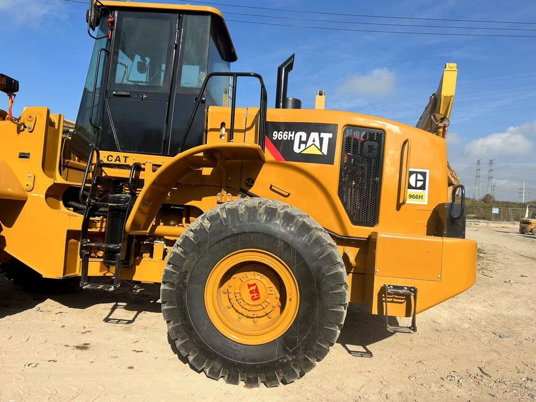 6 ton gebruikte laadmachine CAT966H gebruikte rups 966 wiellader gebruikte graafmachine trekker