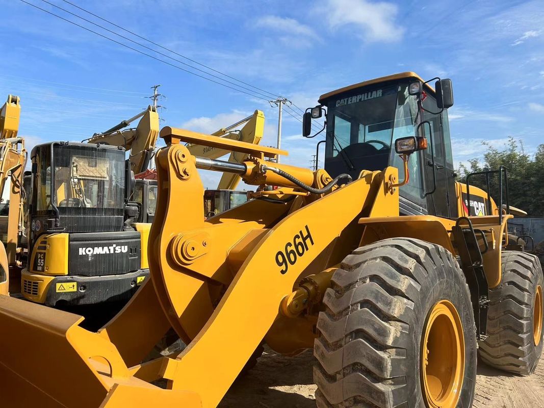 6 ton gebruikte laadmachine CAT966H gebruikte rups 966 wiellader gebruikte graafmachine trekker