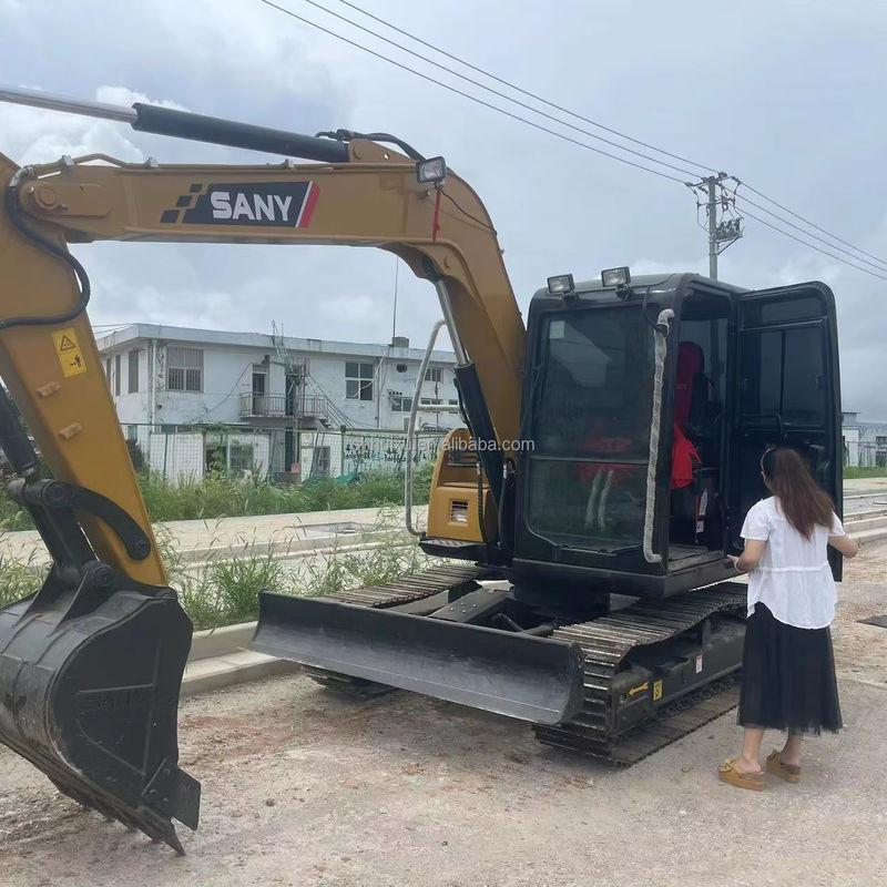 Gebruikte excavator middellange grootte gebruikte sany 75c/second hand sany 75c te koop