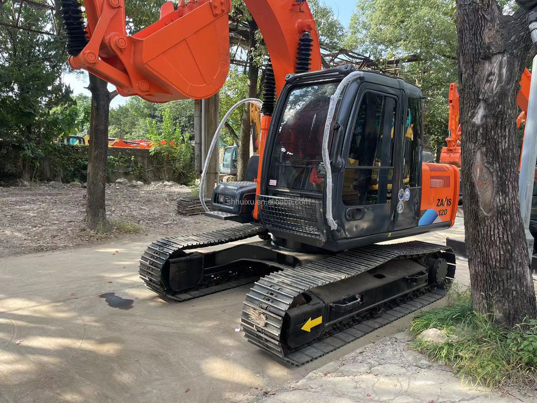 12000kg Zx120 Gebruikte Hitachi graafmachine tweedehands met originele verf 0.51m3