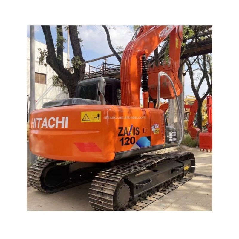 12000kg Zx120 Gebruikte Hitachi graafmachine tweedehands met originele verf 0.51m3
