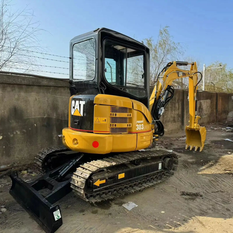 Krachtige graafmachine Elektrische gebruikte graafmachine CAT 303CR Hoogwaardige en lage prijs
