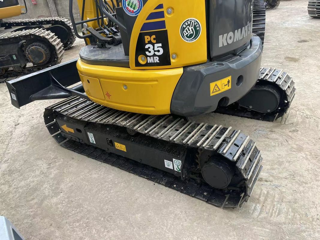 Gebruikte Komatsu PC35MR mini graafmachine bouwmachine mini kruiper graafmachine gebruikte komatsupc35 hot sale