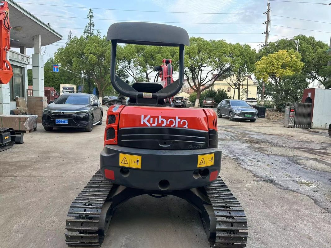 0.15m3 Bucket Red Color Mini Gebruikte graafmachine Kubota U35 Tweedehands Mini Graafmachine