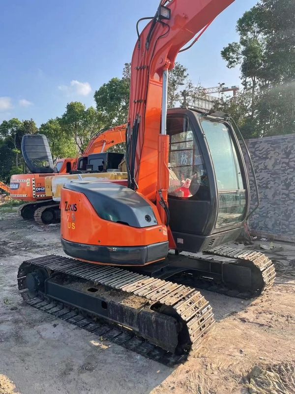 7.1 ton Gebruikte originele Hitachi Zx70 Zx75 mini graafmachine 0,33m3
