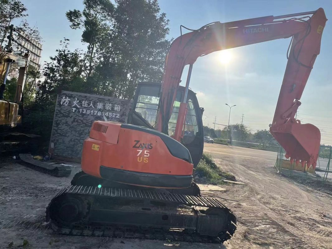 7.1 ton Gebruikte originele Hitachi Zx70 Zx75 mini graafmachine 0,33m3