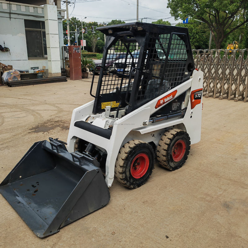 Multifunctionele gebruikte skid steer loader BOBCAT S70 Doosan Bobcat 1 ton tweedehands mini-loaders