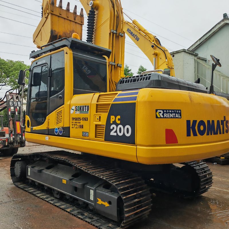 Nieuwe 90% gebruikte graafmachine Komatsu pc200-8 fabrieksprijs op voorraad beste kwaliteit tweedehands bouwmachines