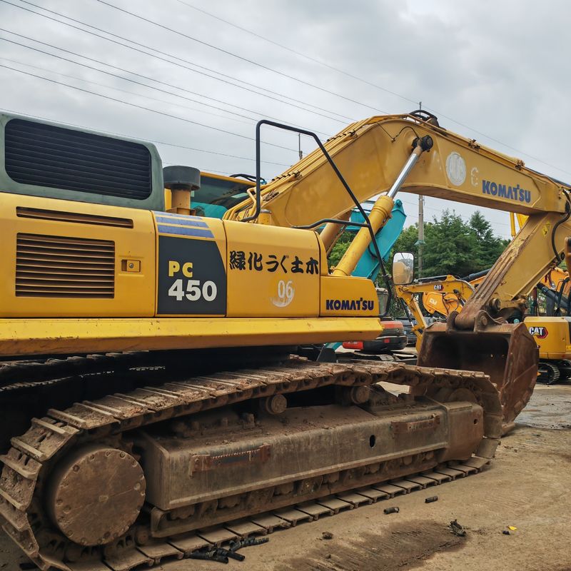 Gebruikte Crawler Backhoe Mining Excavator Komatsu pc450 originele staatsmachines Komatsu 45T gebruikte graver op voorraad voor verkoop