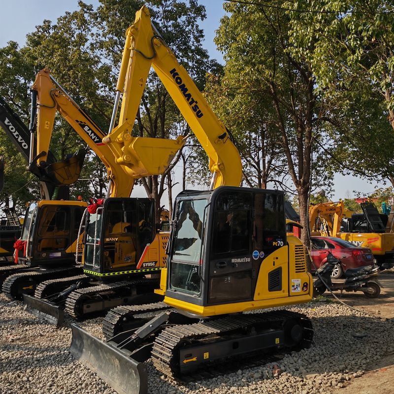 laag werktijd gebruikt graafmachine komatsu pc70-8/hoogvermogen gebruikt graafmachine komatsu pc70-8