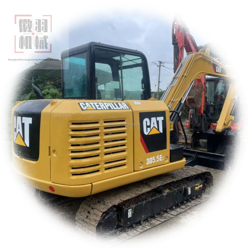 Nieuw model Gebruikte CAT 305.5 graafmachine CAT 305.5E2 mini graafmachine te koop